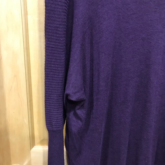 Trouve scoop neck oversized sweater batwing sleeve - Picture 3 of 5